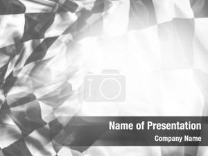 Checkered black PowerPoint Template