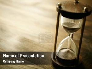 Hourglass time PowerPoint Template