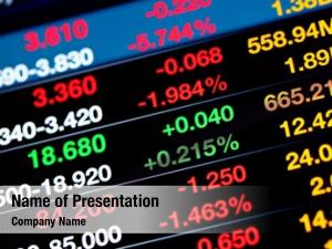 Data stock market display 