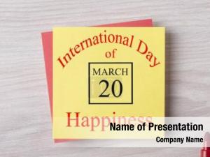 Day happy international happiness concept