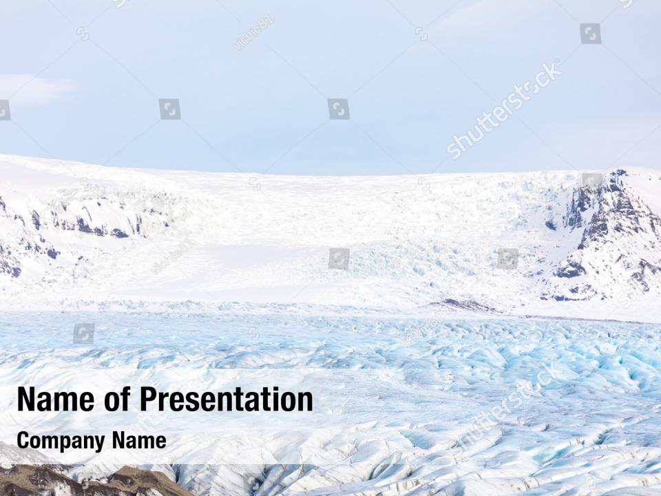 Greenland Glacier PowerPoint Template - Greenland Glacier PowerPoint ...