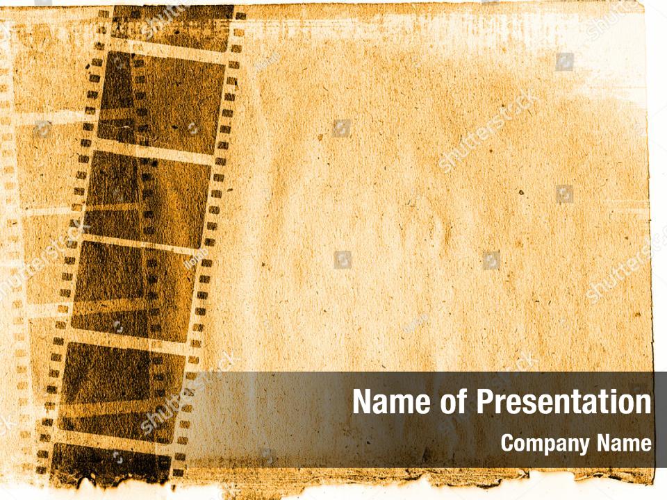 Old film PowerPoint Template - Old film PowerPoint Background