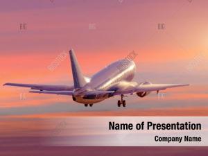 Airplane Take Off PowerPoint Templates - Airplane Take Off PowerPoint ...