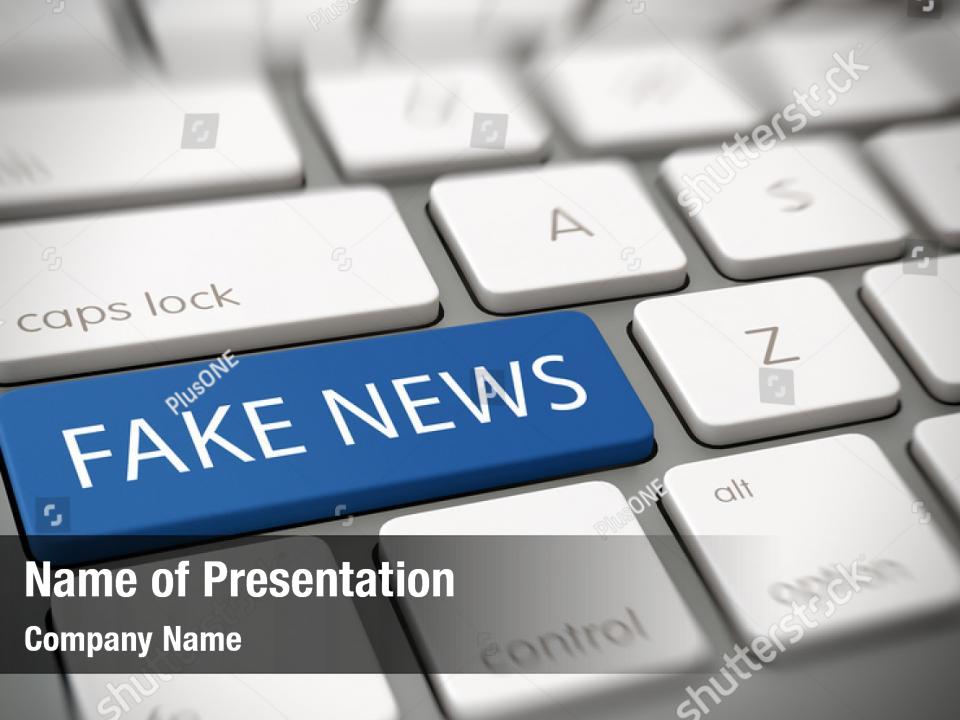 fake news ppt template