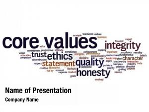 Values conceptual core integrity ethics