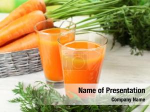 Juice glasses carrot vegetables table