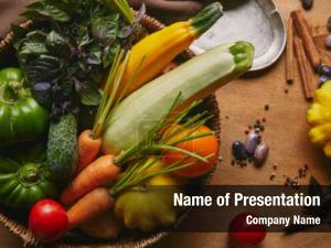 Food Basket PowerPoint Template