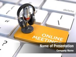 Online online meetings, education training