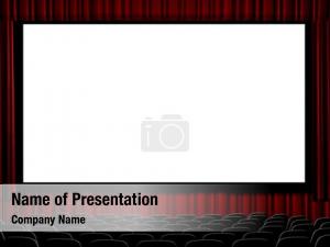 Showing movie theater blank screen