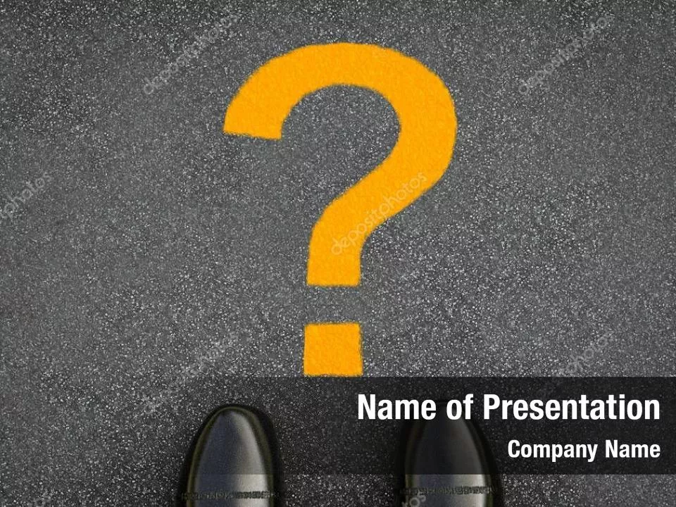 Question Mark Road Sign