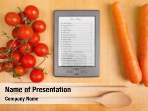 Vegetarian Recipe eBook PowerPoint Template