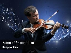 Composer lonely musical violin sparkling