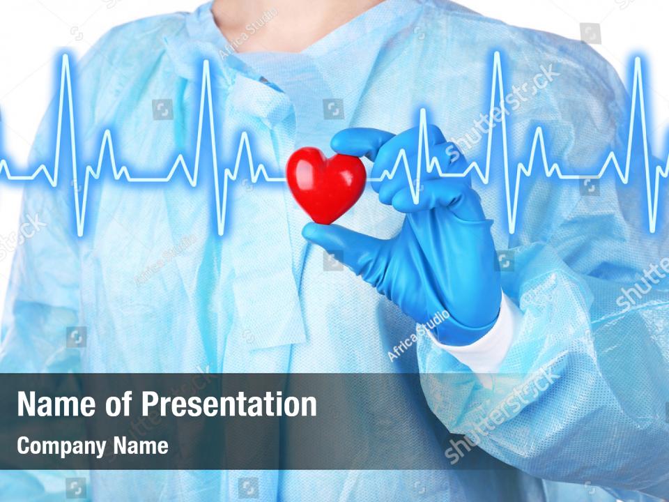 Cardiac electrocardiogram PowerPoint Template Cardiac