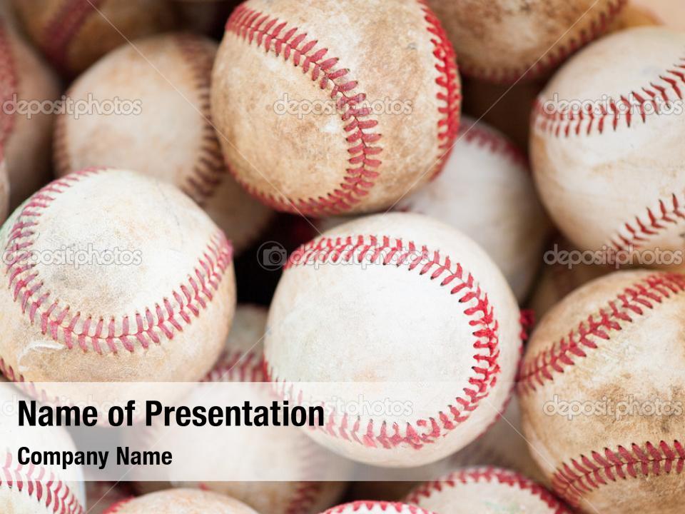Recreation Baseball Powerpoint Template Recreation Baseball