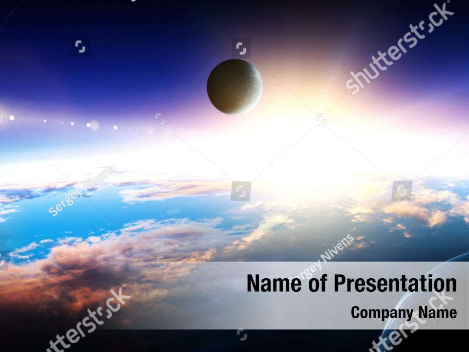 Abstract Galaxy Stars Planet Powerpoint Template Abstract Galaxy