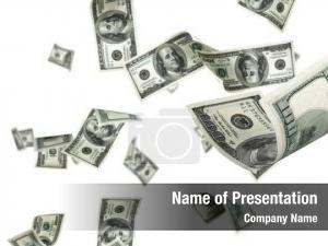 Dollar Rain PowerPoint Template