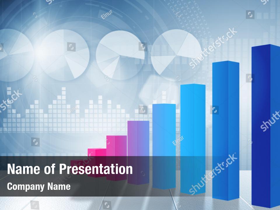 Infographic Charts Growing Bar PowerPoint Template - Infographic Charts ...