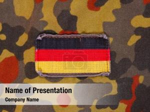 German flag patch soldier uniform
