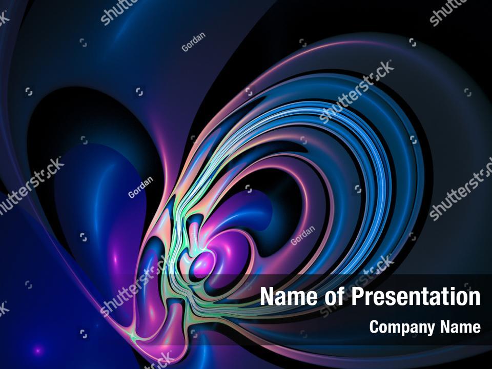 Spiritual colorful abstract backdrop PowerPoint Template ...