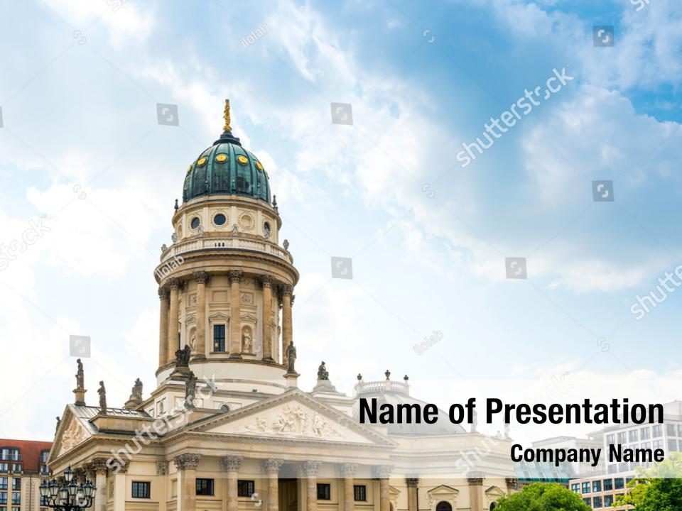 Beautiful view of berlin PowerPoint Template Beautiful view of berlin