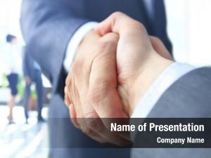 Cooperation Handshake PowerPoint Templates - Cooperation Handshake ...