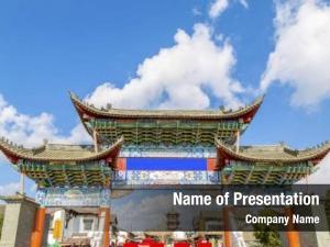 China Town Free PowerPoint Template