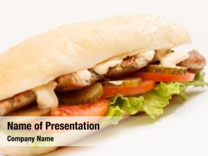 Ham Sandwich PowerPoint Templates - Ham Sandwich PowerPoint Backgrounds ...