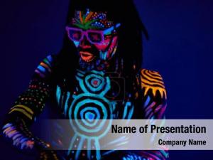 Disco dancer PowerPoint Template