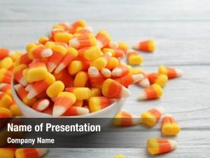 Candy colorful halloween corns white