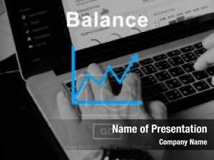 Financial balance funds graph interface