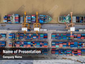 Container Truck PowerPoint Templates - Container Truck PowerPoint ...