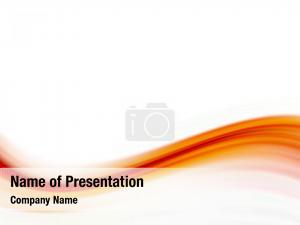 Orange Wave PowerPoint Template