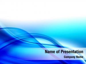 Abstract Blue Wave PowerPoint Templates - Abstract Blue Wave PowerPoint ...