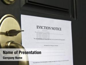 Notice Of Foreclosure PowerPoint Template