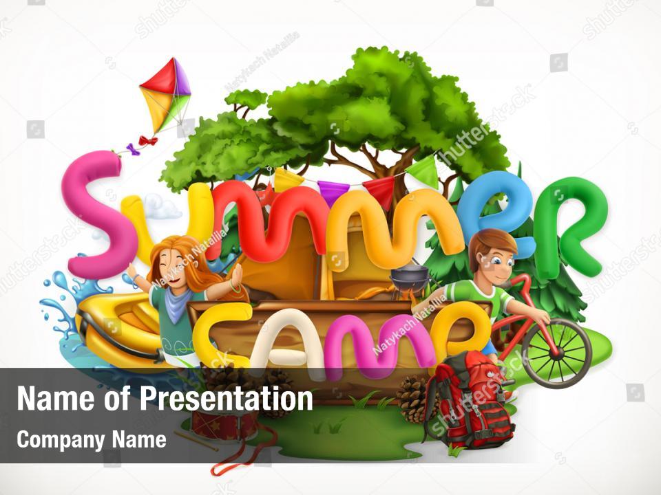 Summer camp powerpoint template PowerPoint Template Summer camp