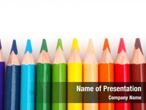 Colored Pencil Crayons PowerPoint Templates - Colored Pencil Crayons ...