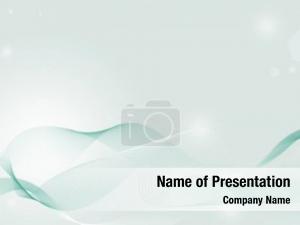 Green and Teal Swirl PowerPoint Template