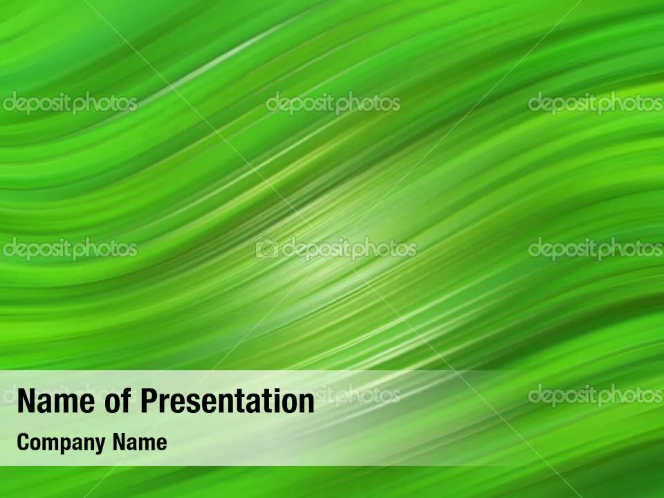 Green Abstract Stripes