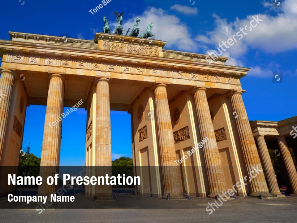 Berlin brandenburg PowerPoint Template Berlin brandenburg PowerPoint