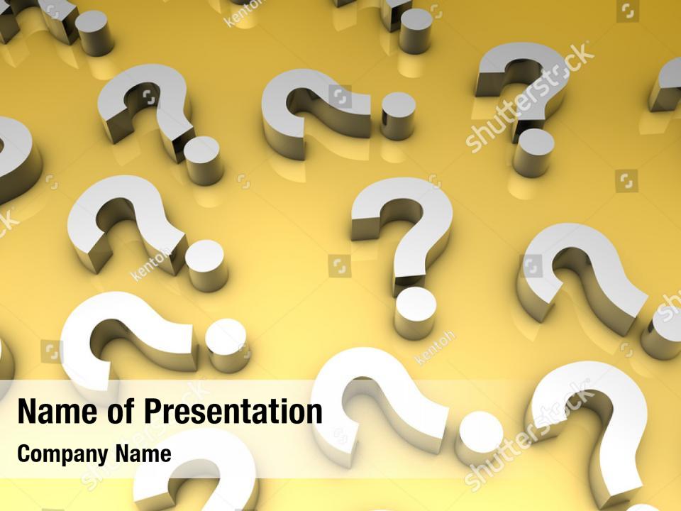 PowerPoint Template Question Mark