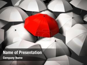 Leader In Crowd PowerPoint Template