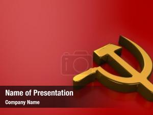 Symbol golden communism  