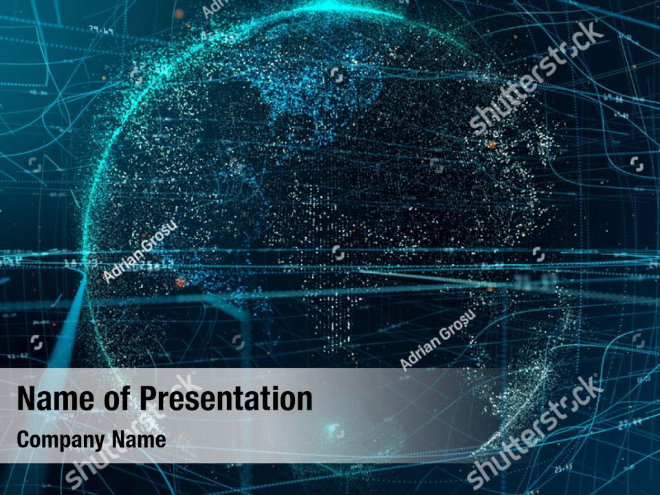 Particle emitting PowerPoint Template - Particle emitting PowerPoint ...