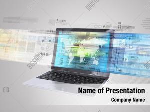 Connected To Internet PowerPoint Templates - Connected To Internet ...