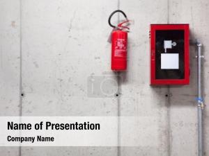 Fire extinguisher PowerPoint Template