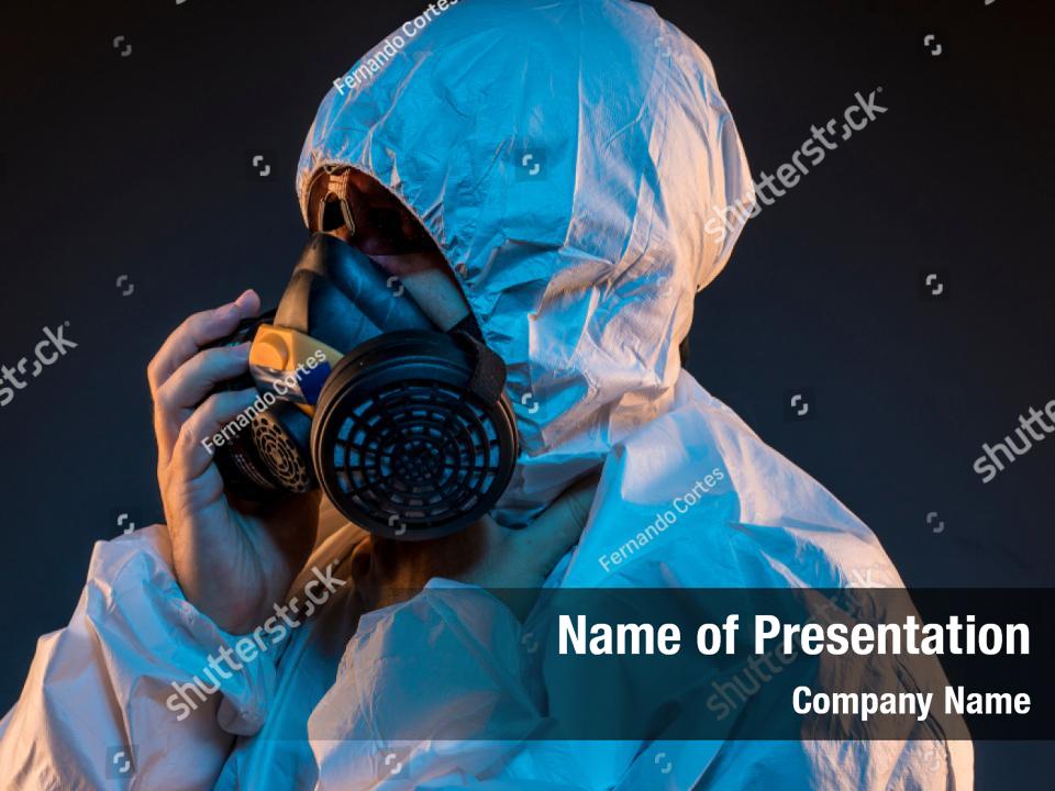 Gases ebola toxic biological PowerPoint Template - Gases ebola toxic