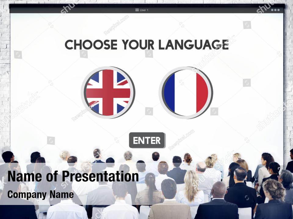 English And French PowerPoint Template - English And French PowerPoint ...