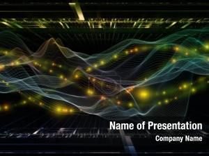 Data Transfer Wave PowerPoint Template