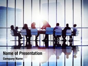 Conference meeting seminar business collaboration PowerPoint Template