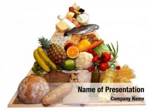 Food pyramid PowerPoint Template